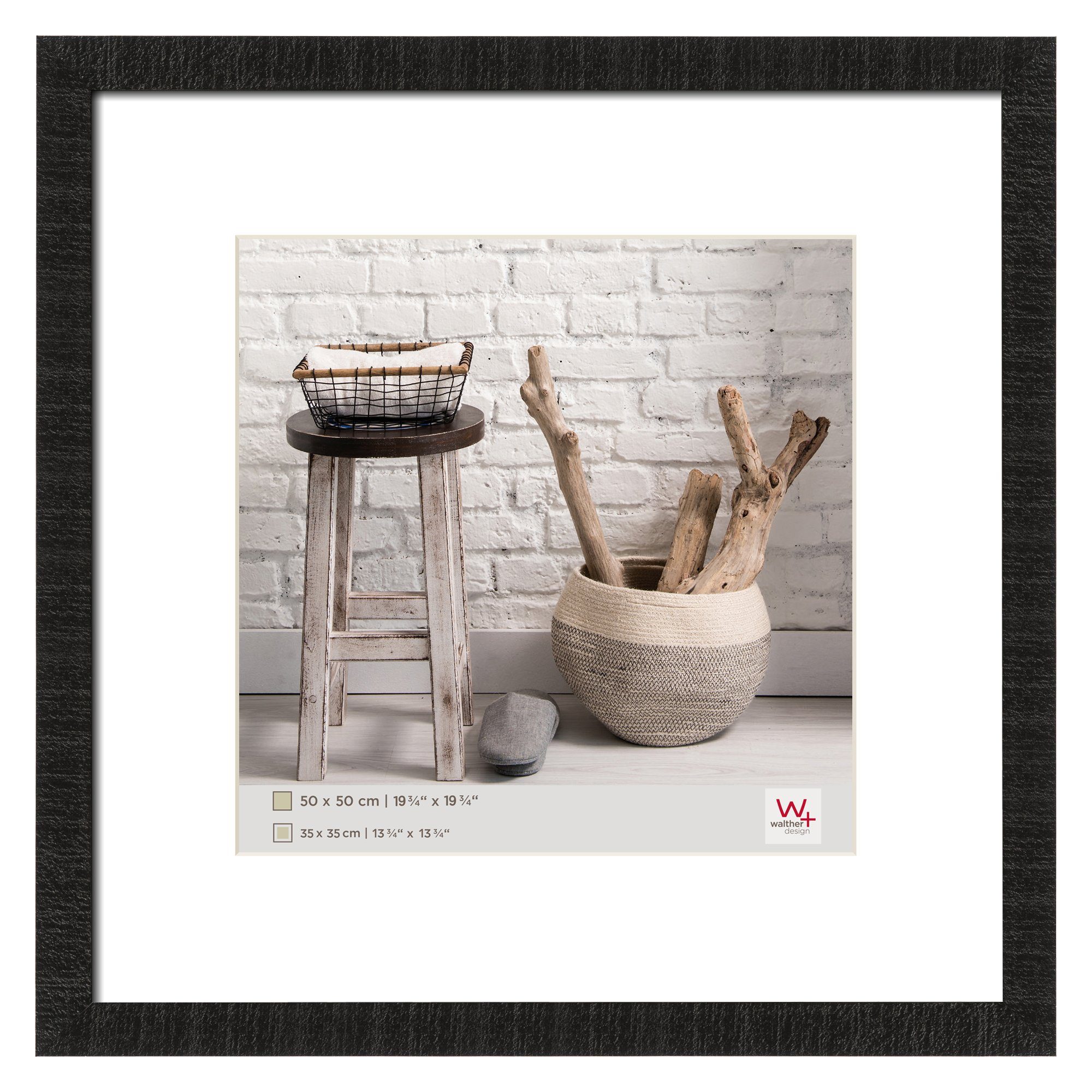 Walther Design Рамки Holzrahmen Home quadratisches Format 50x50 cm