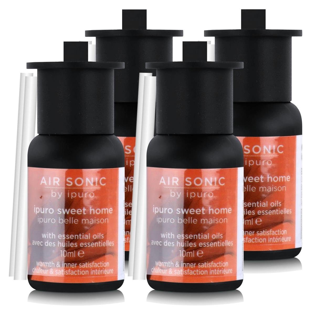 IPURO Raumduft Air Sonic by ipuro sweet home Duftöl Raumduft Diffusor 10ml (4er Pack)