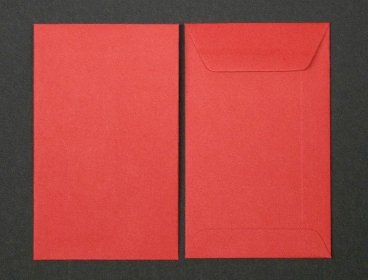 Blanke Briefhüllen Versandtasche Versandtaschen 65x105mm 120g/qm gummiert VE=100 Stück kardinal.