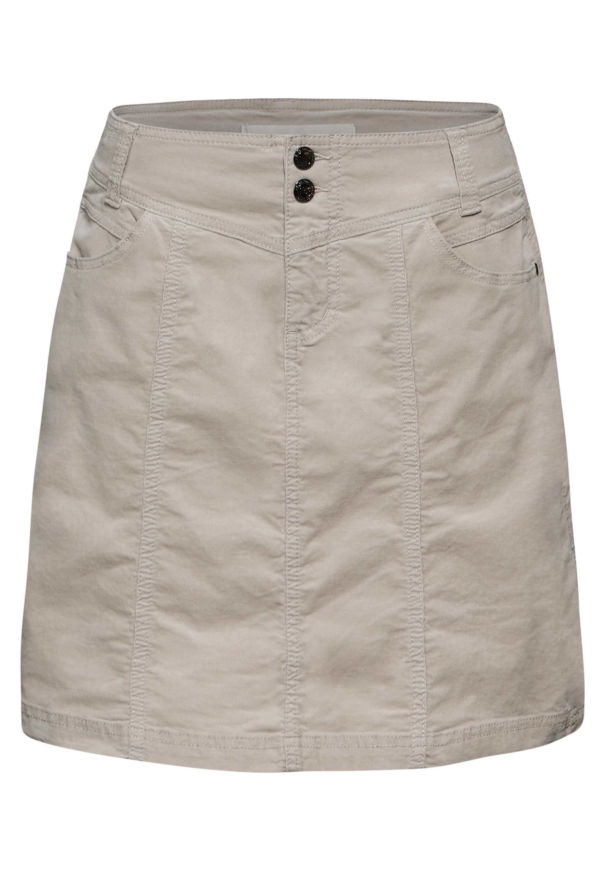 STREET ONE Cordrock aus Baumwolle mit Stretchanteil