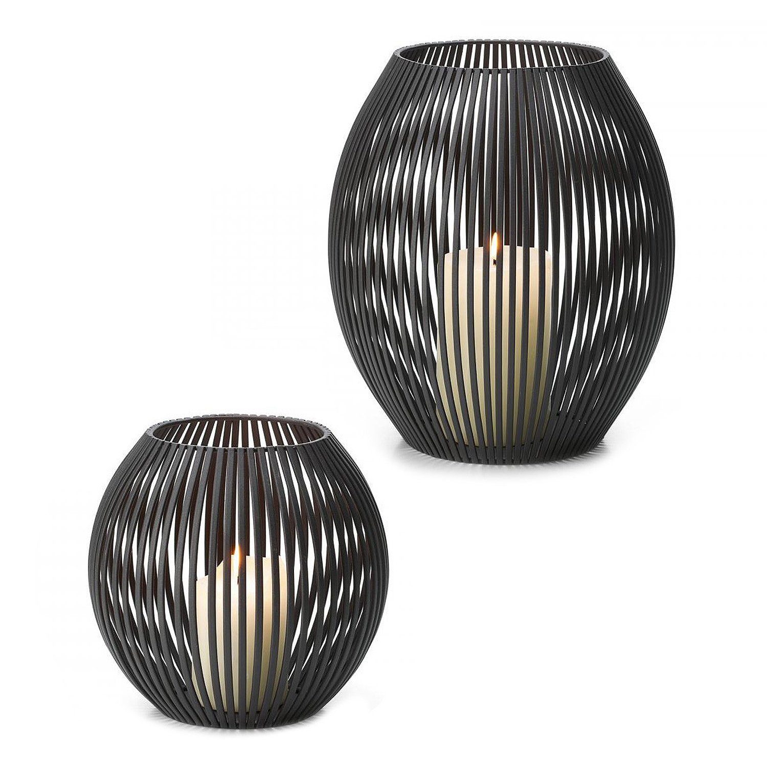 PHILIPPI Kerzenständer Louisiana Windlicht L Höhe 26cm aus Eisen pulverbeschichtet