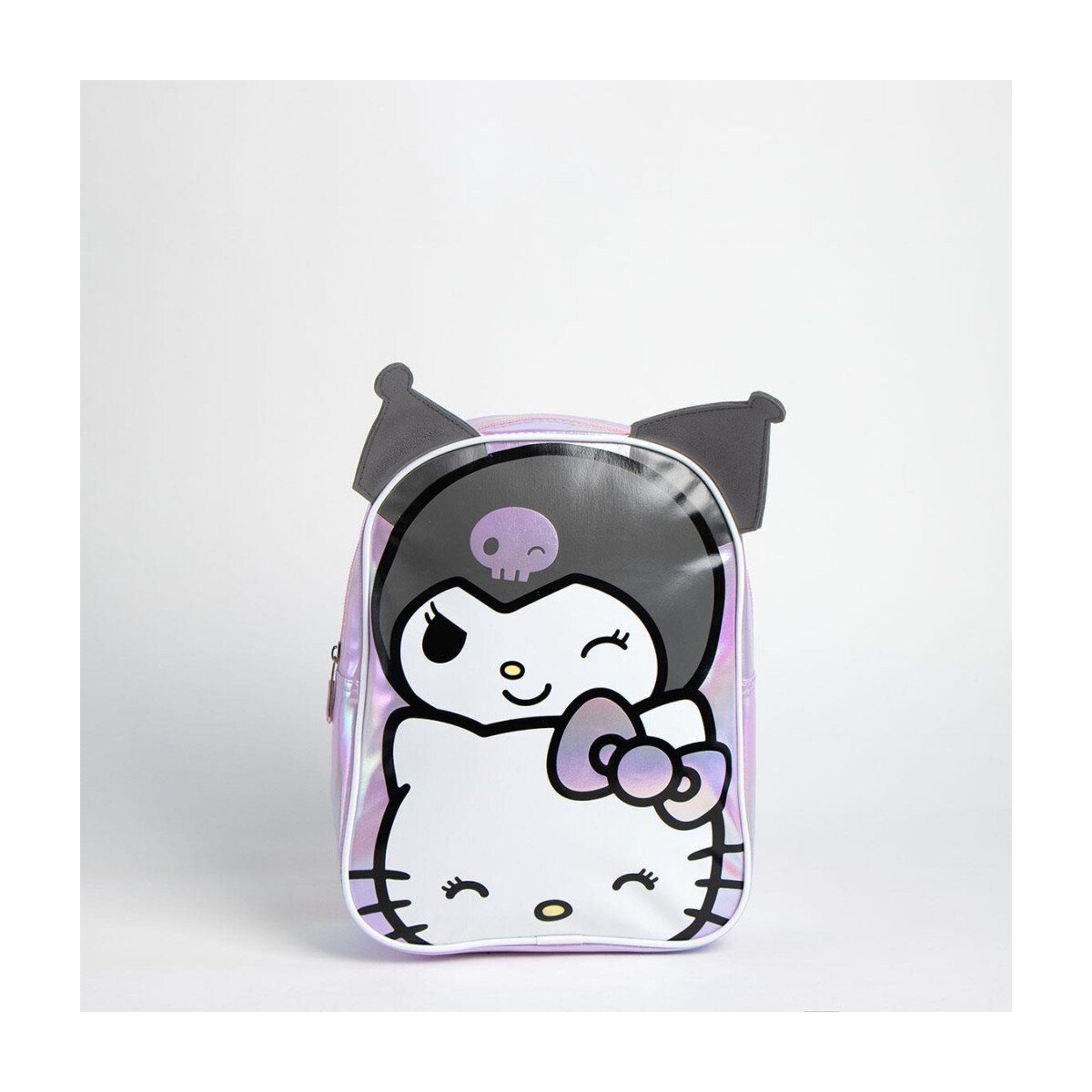 Hello Kitty Kinderrucksack Hello Kitty Kuromi Rucksack 32cm – holografisch & trendy (1-tlg)