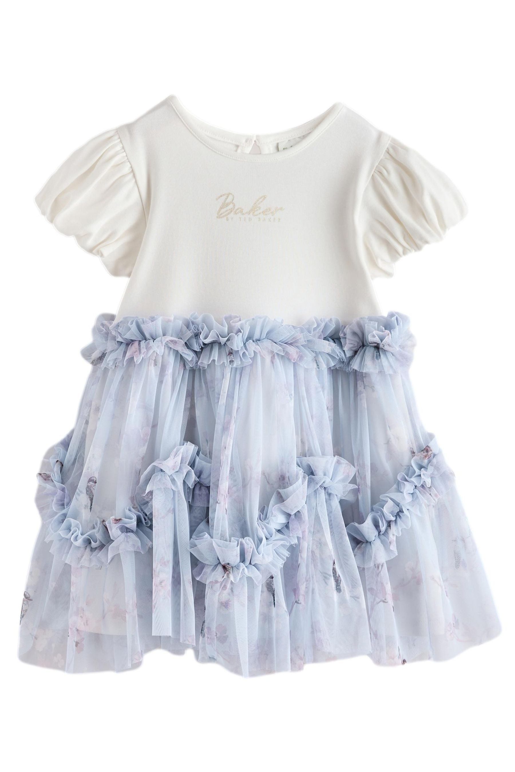 Baker by Ted Baker Tüllkleid Baker by Ted Baker gestuftes 2-in-1-Mesh-Kleid (1-tlg)