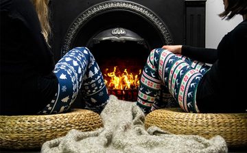 cosey Leggings Christmas-Line Leggings in verschiedenen Motiven (Einheitsgröße XS-L) Winter Symbole (D08)