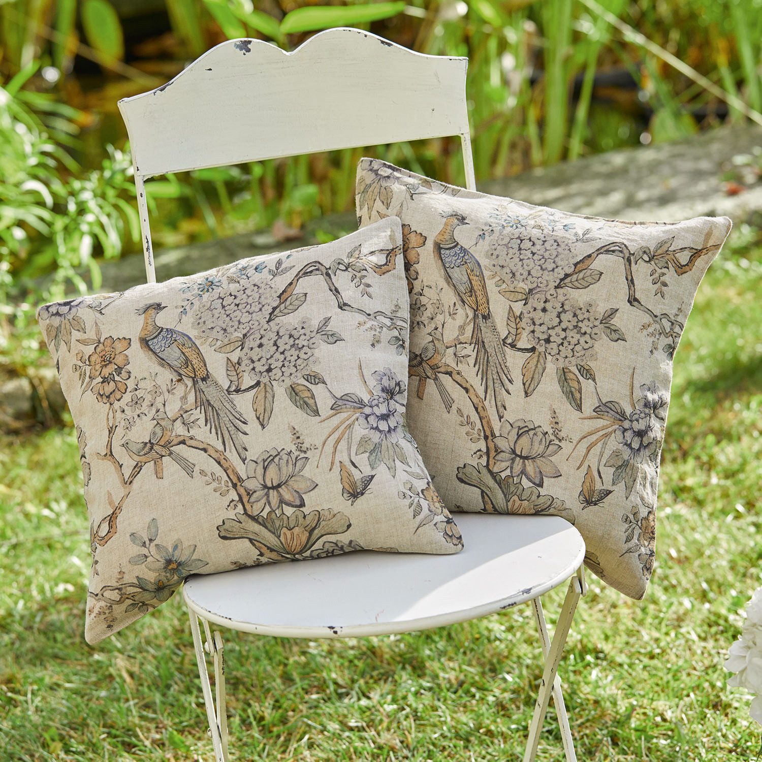 Mirabeau Kissenhülle Kissenhülle 2er Set Lorry beige