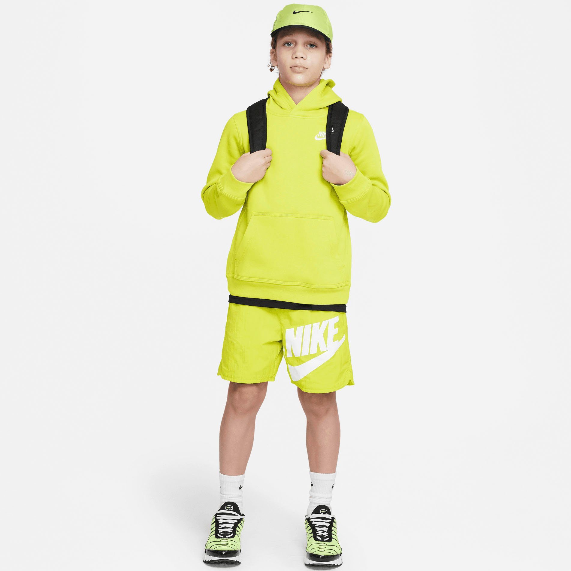 Nike Sportswear Kapuzensweatshirt Club Kids' grün Hoodie Pullover Big