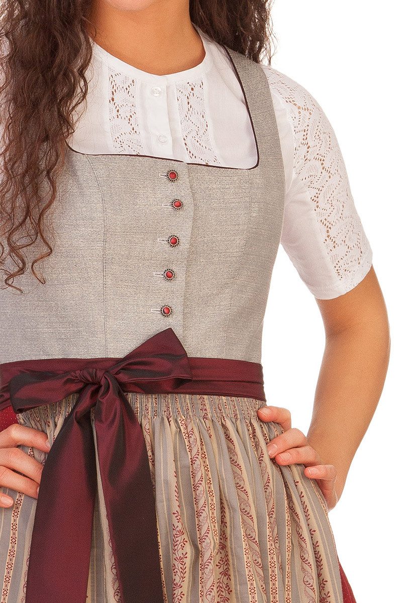 Hammerschmid Dirndl Midi Dirndl 2tlg. - CHIEMSEE - rot günstig online kaufen
