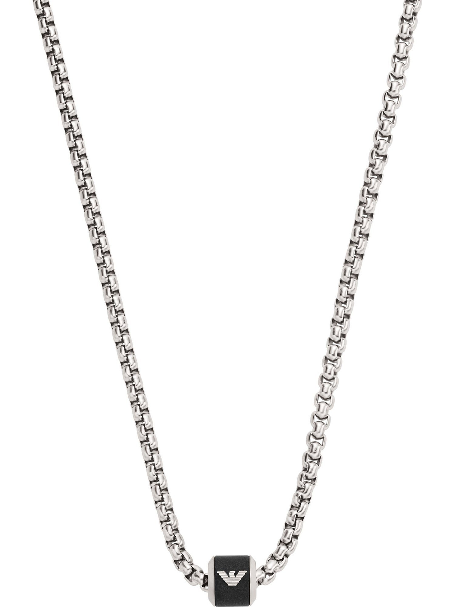 Emporio Armani Collier Emporio Armani Herren-Kette Edelstahl Farbstein
