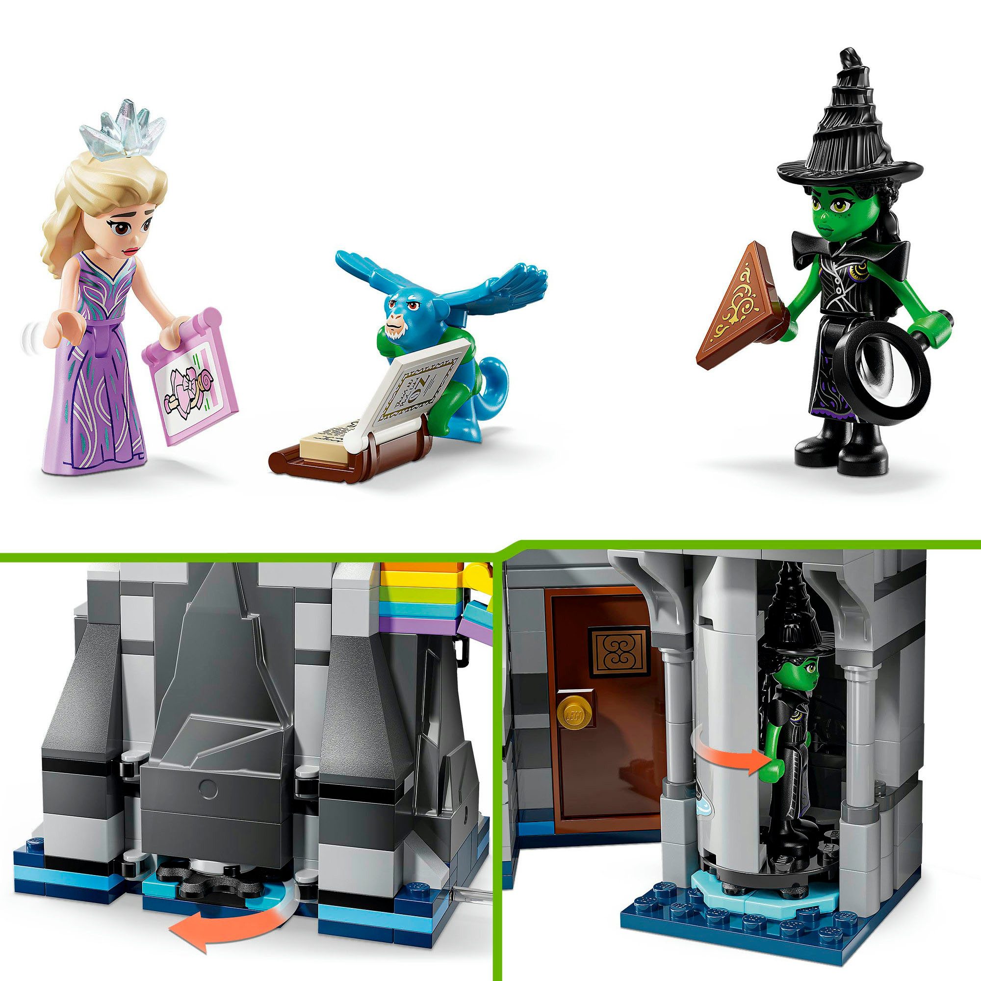 LEGO® Emerald City & Kiamo Ko Castle (75689), LEGO Wicked Konstruktionsspielsteine, (860 St), Made in Europe – Bild 5 von 5