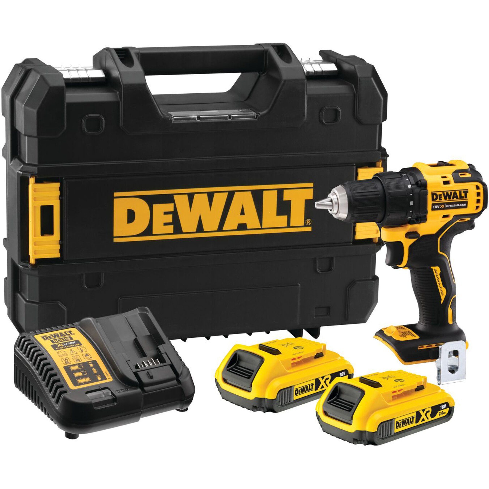 DeWalt Bohrmaschine DEWALT Akku-Bohrschrauber DCD708D2T, 18Volt, günstig online kaufen