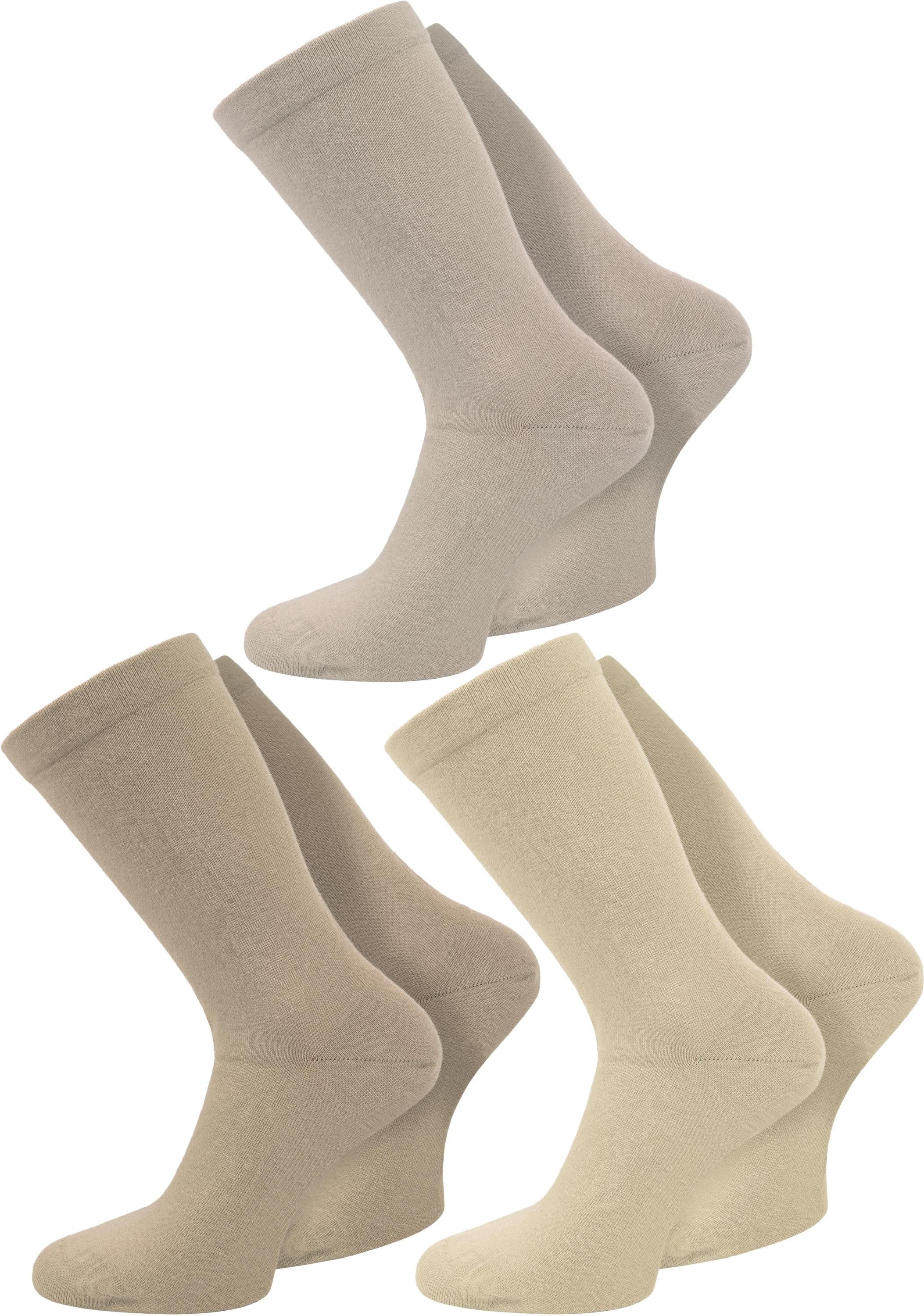 normani Diabetikersocken 3 Paar Gesundheitssocken mit Komfortbund (3 Paar) ohne einschneidendes Bündchen