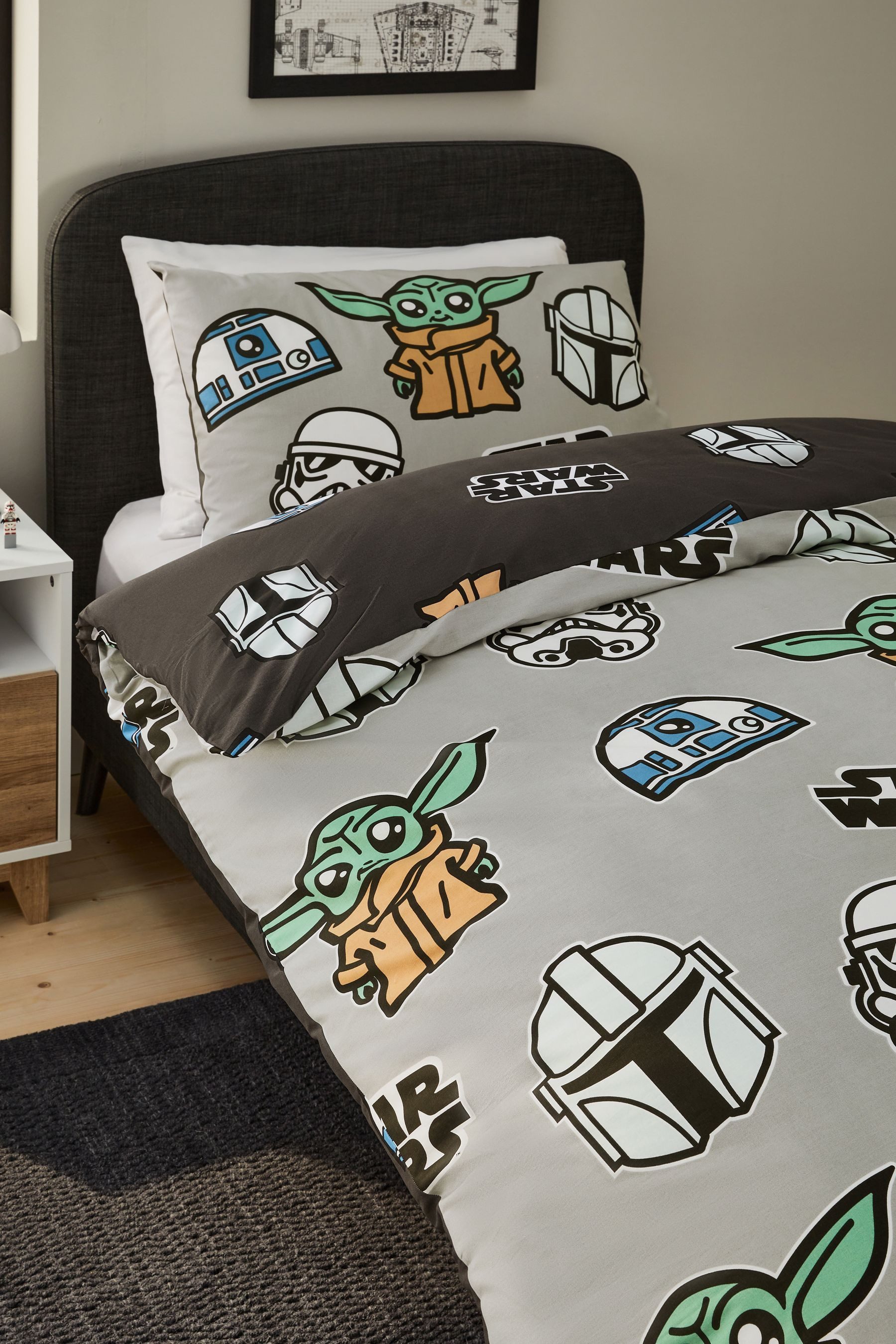 Next Bett-Set Glow in the Dark Bettgarnitur, Star Wars Grogu, Bezug: Baumwo günstig online kaufen