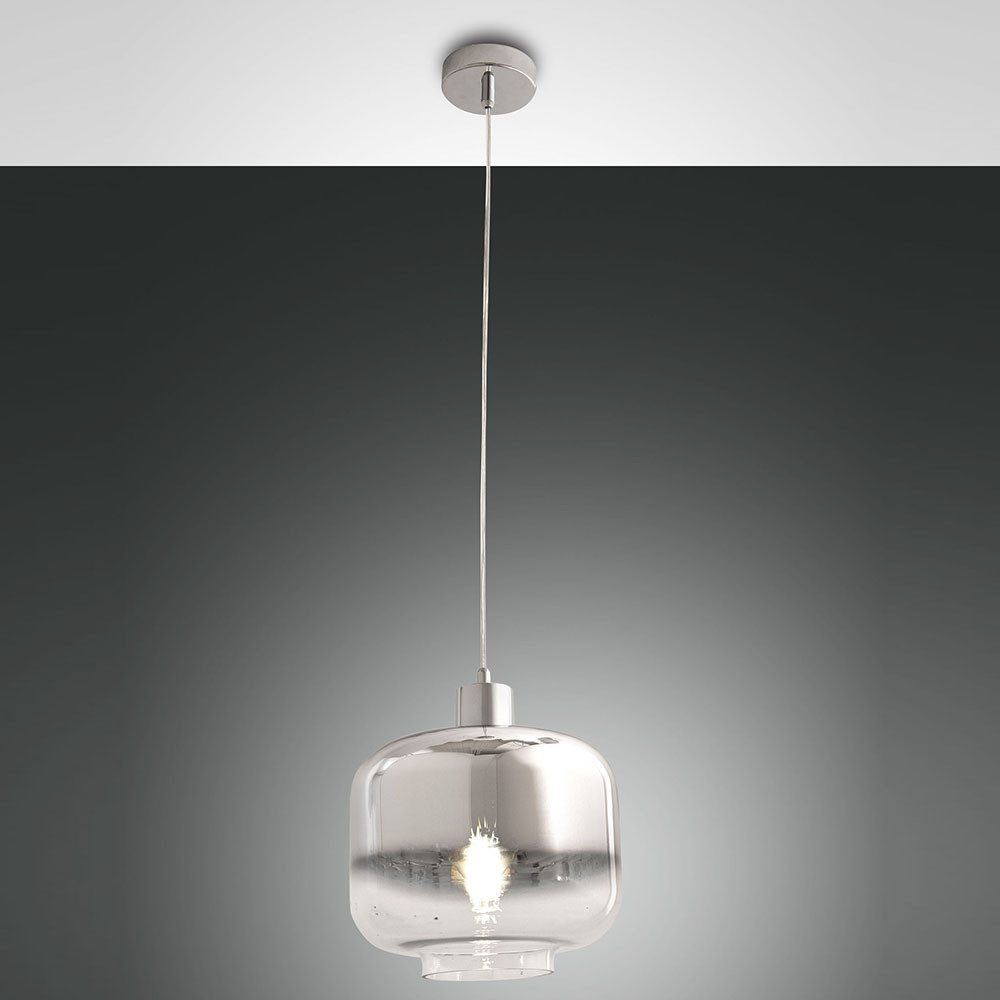 FABAS LUCE Pendelleuchte Pendelleuchte Cathy E27 in Chrom