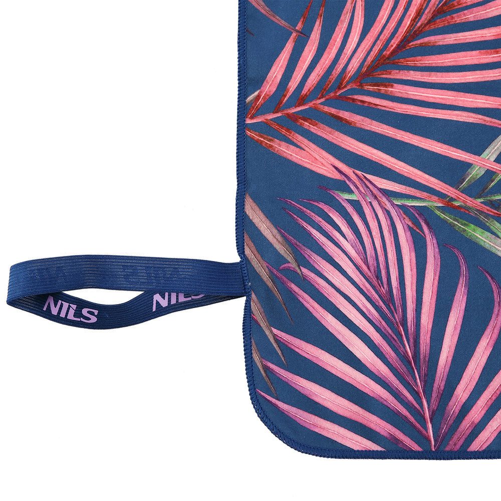 Nils Reisehandtuch Sporthandtuch Strandtuch Mikrofasertuch (Mikrofaser, 80.0x160.0 cm, Spar-Set, 1-tlg., 160 x 80 cm saugfähig, schnelltrocknend, saugfähig, kompakt, gesäumt)