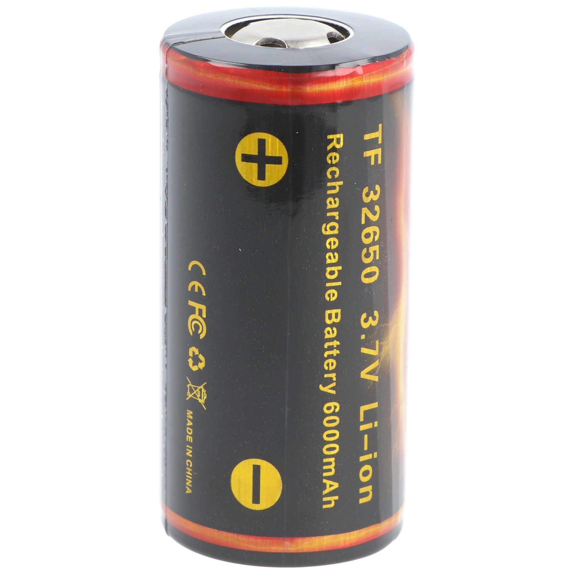Trustfire Trustfire 32650 6000mAh 3,7V geschützter Li-Ion-Akku mit Abmessungen Akku 6000 mAh (3,7 V)