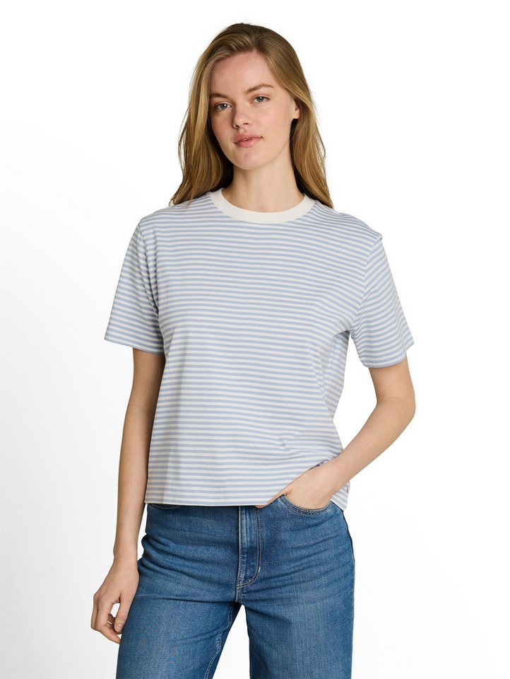 TOM TAILOR Denim T-Shirt mit Streifen Muster