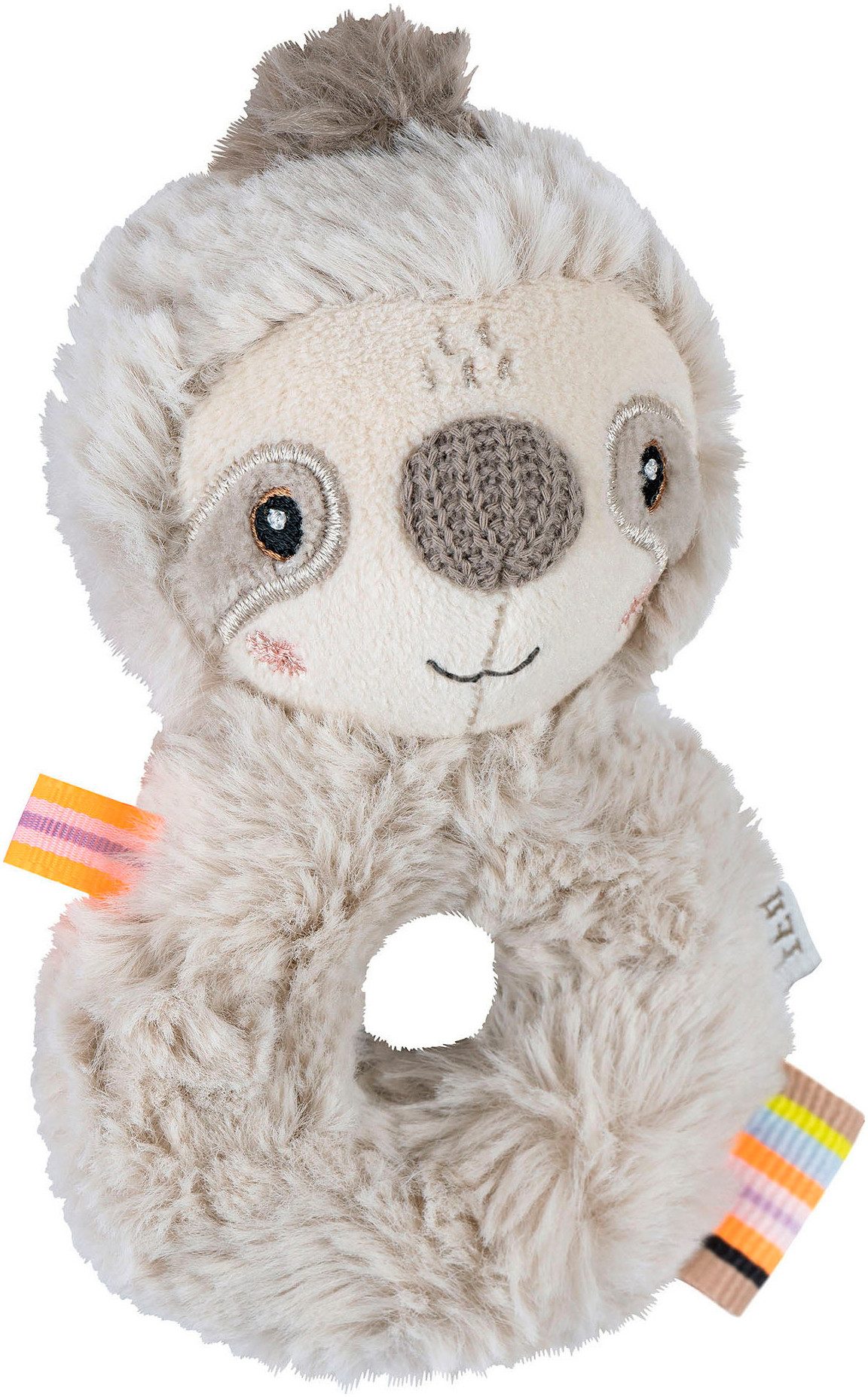 Fehn Greifspielzeug Lazy, Crazy & Pink, Ring-Greifling Faultier günstig online kaufen