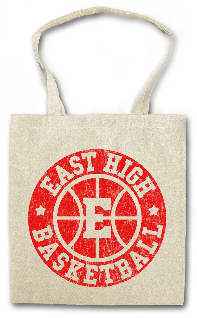 Urban Backwoods Beuteltasche East High Basketball II Stofftasche Team Mannschaft School Logo Sign (1-tlg), Symbol Musical Kult
