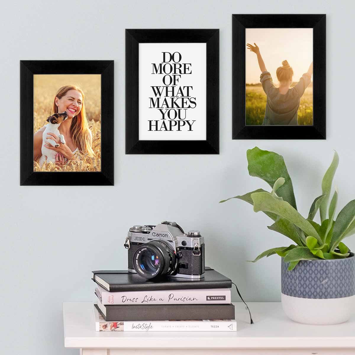 PHOTOLINI Bilderrahmen 3er Set breite Rahmen, günstig online kaufen