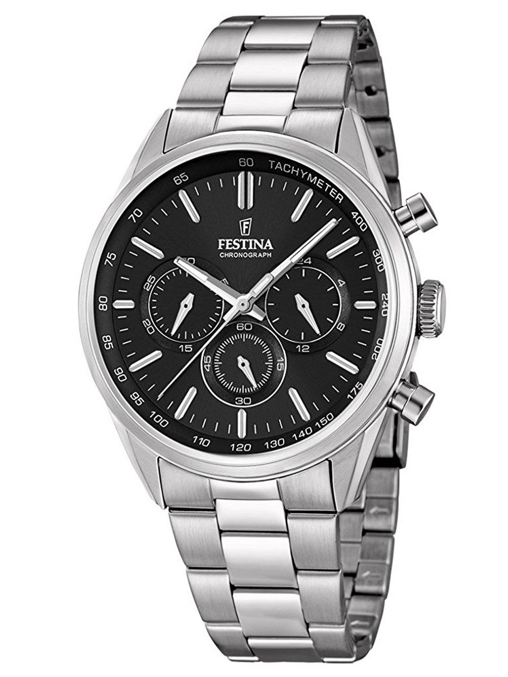 Quarzuhr Festina F16820/4 Sport Chronograph Herrenuhr 44mm 5ATM Festina F16820/4 Sport Chronograph Herrenuhr 44mm 5ATM