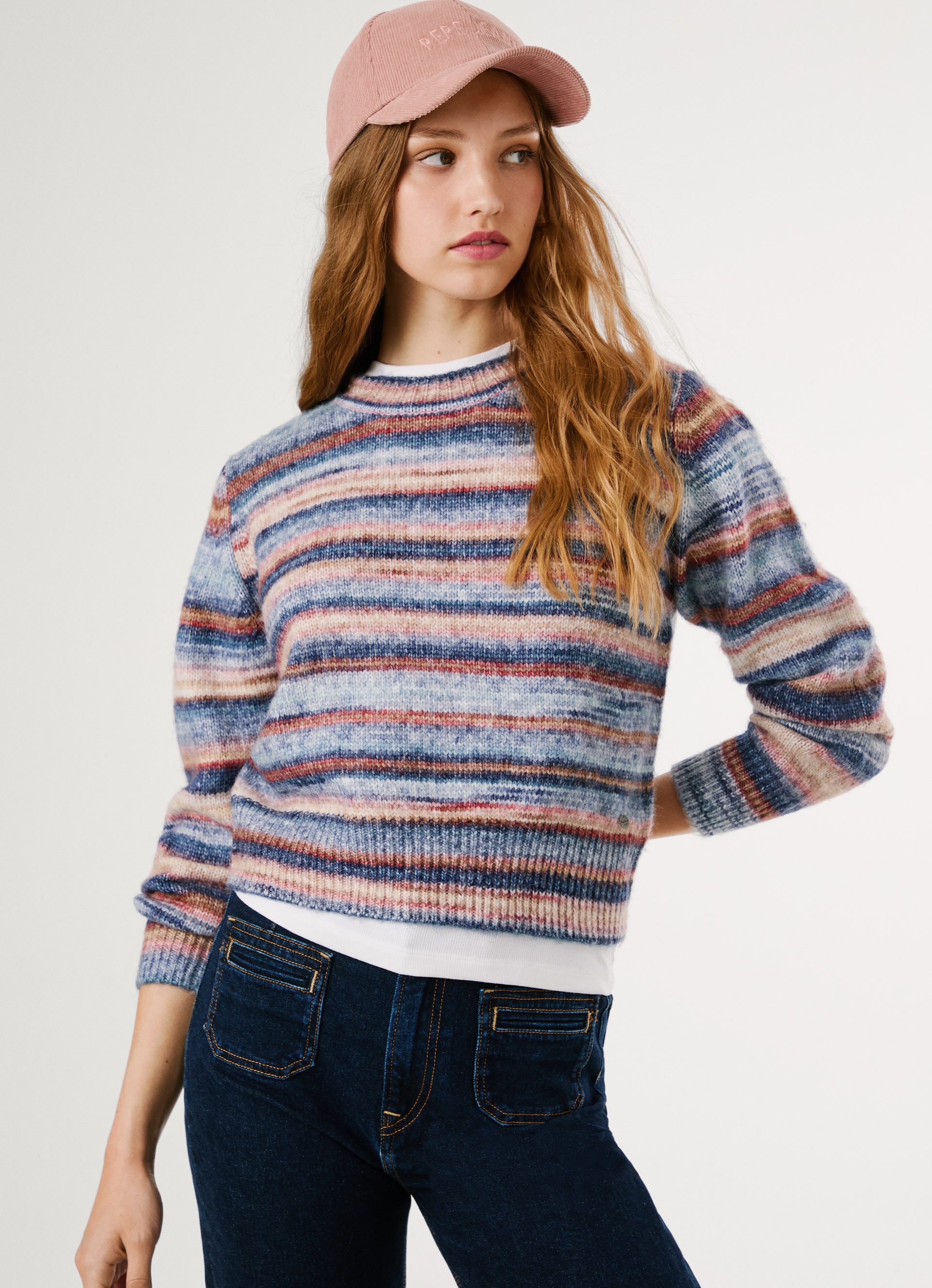 Pepe Jeans Strickpullover CELESTE CREW mit Rundhals günstig online kaufen