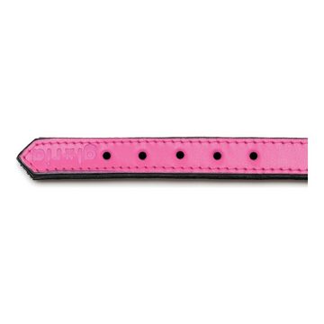 Gloria Hundeleine Gloria Hundehalsband Polsterung Pink 50 x 2,5 cm, Leder