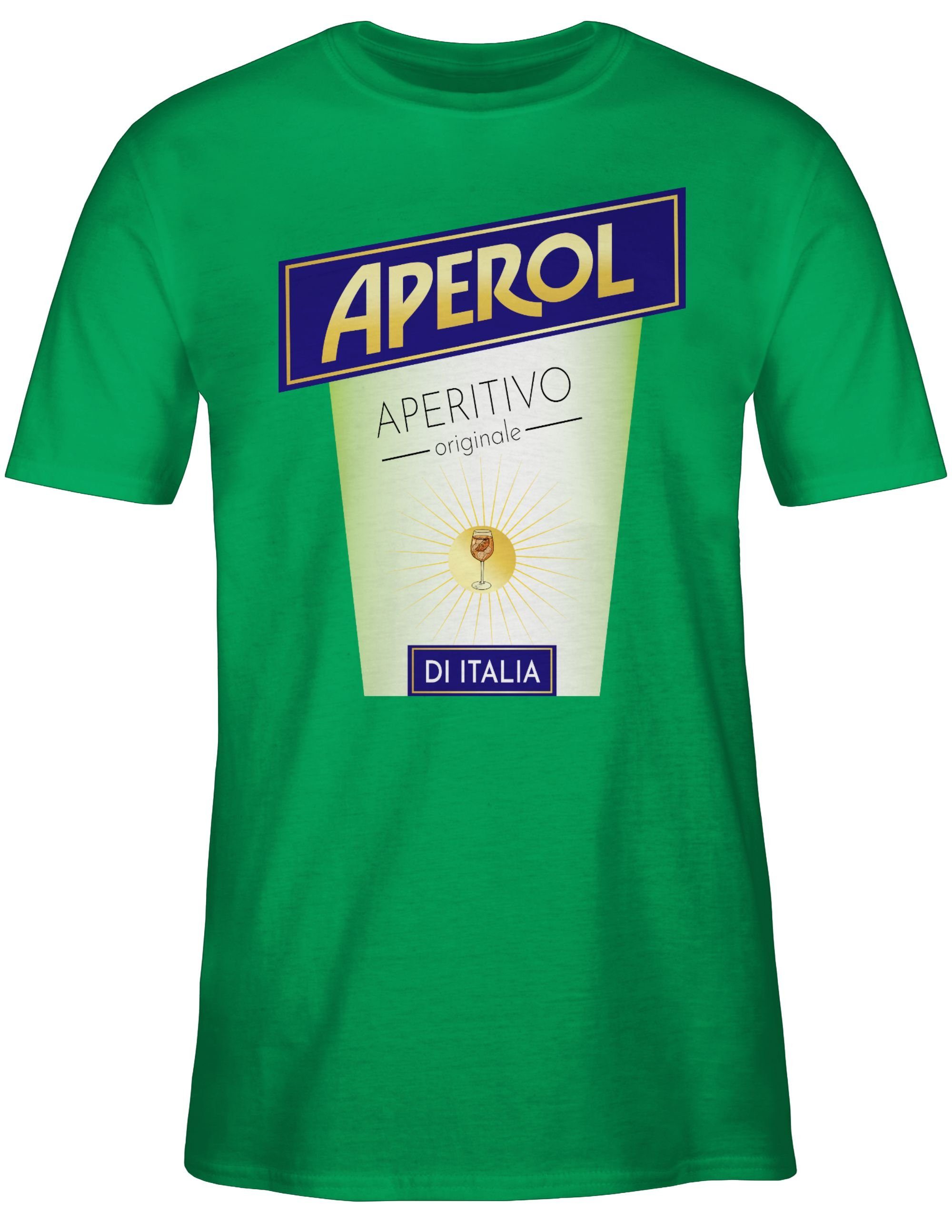 Shirtracer T-Shirt Aperol Aperitivo Kostüm Flaschen günstig online kaufen