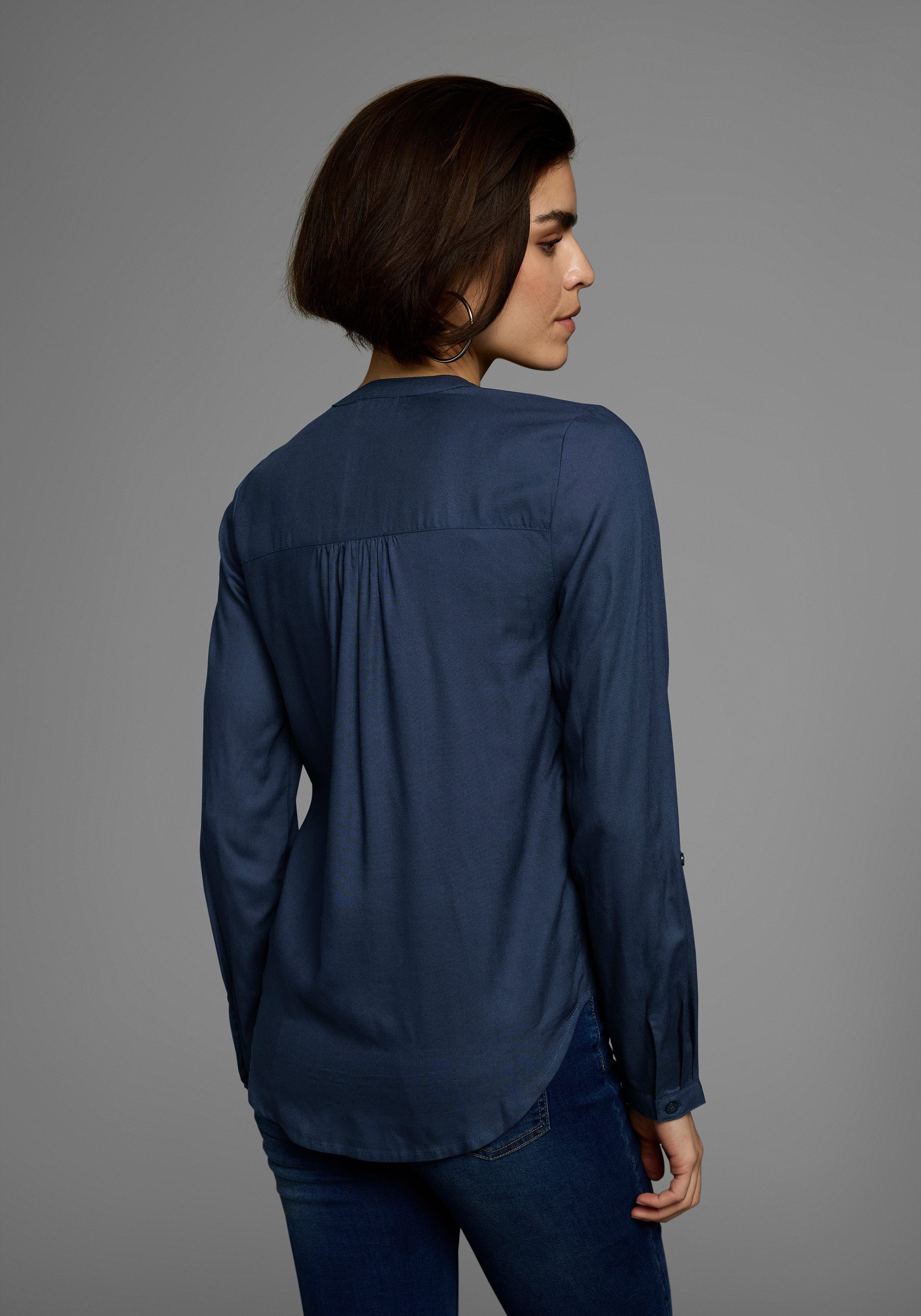 AJC Hemdbluse aus weich fließender Viskose