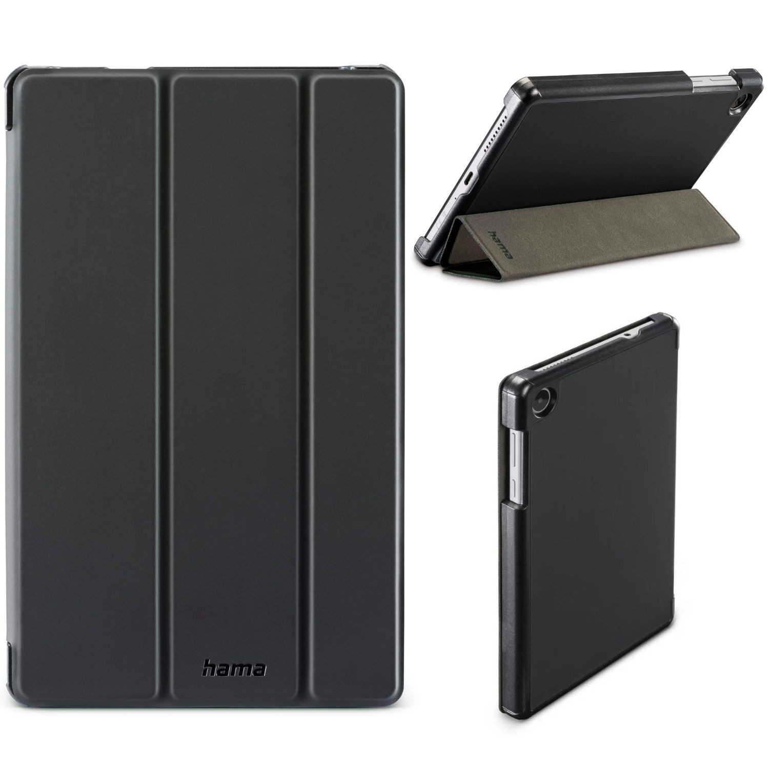 Hama Tablet-Hülle Smart Case Fold Klapp-Tasche Schutz-Hülle Schwarz 8", Cover Schutz mit Standfunktion für Lenovo Tab M8 4. Generation 2023