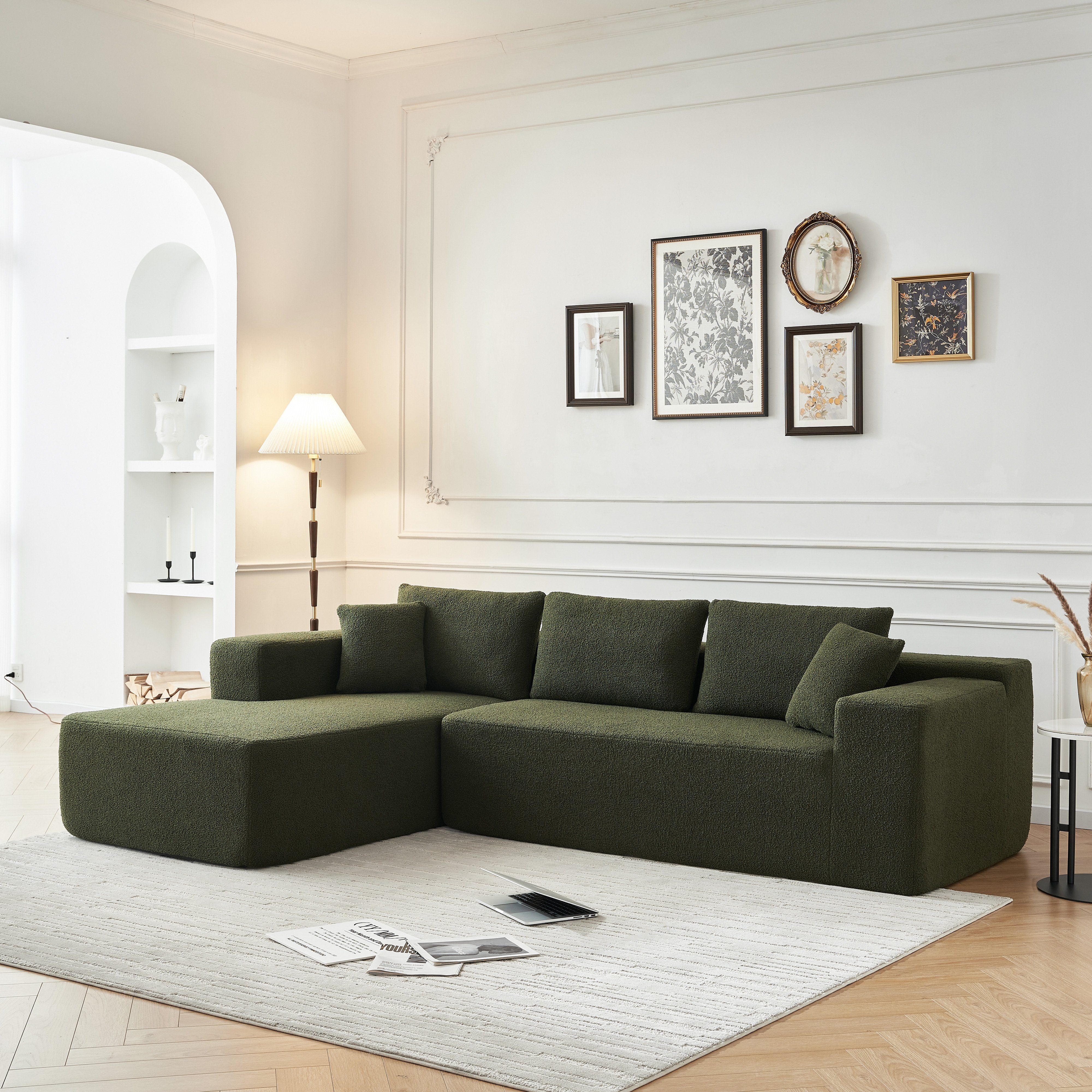 OKWISH Ecksofa L-Form Ecksofa, Ecksofa mit günstig online kaufen