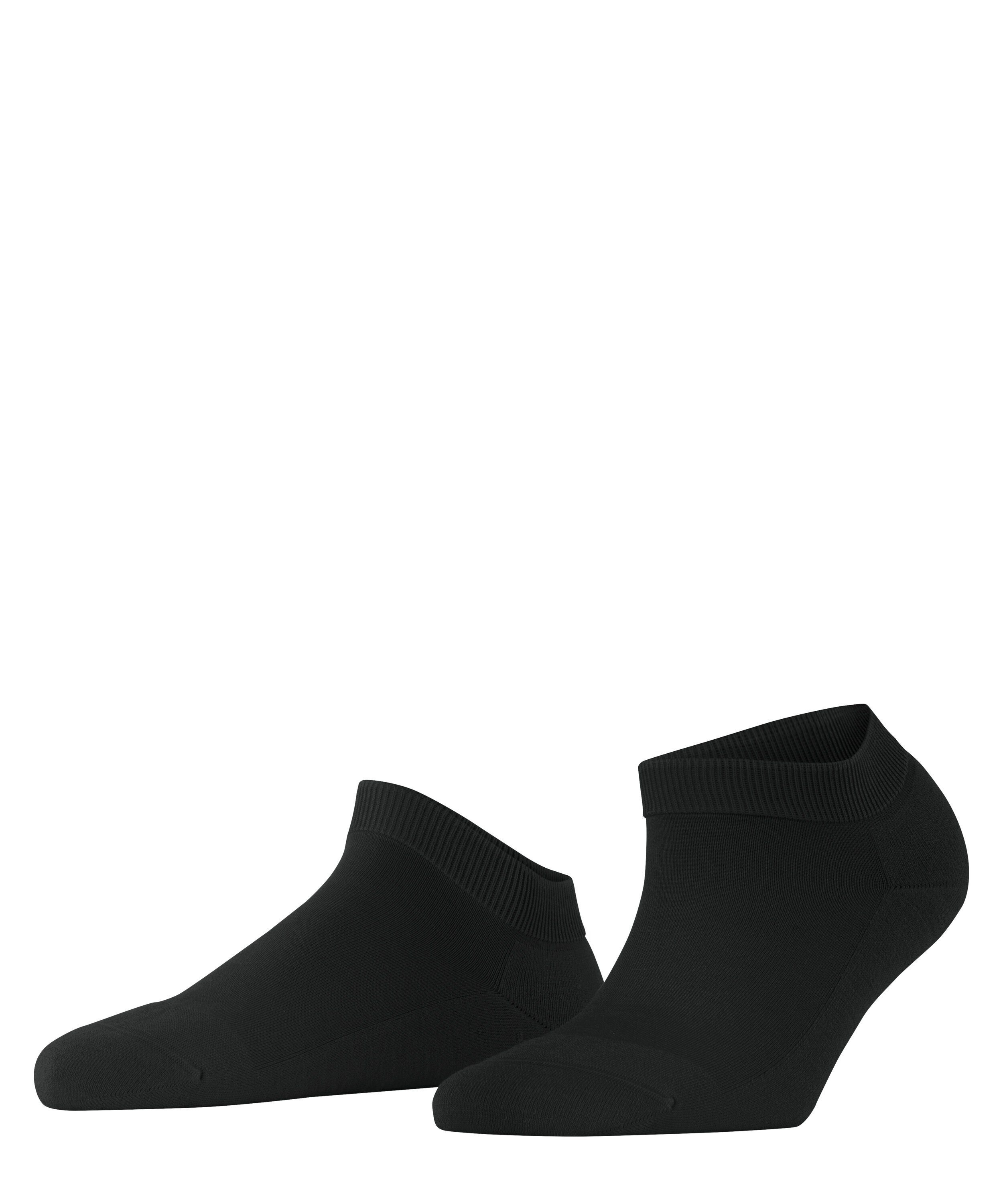 FALKE Sneakersocken ClimaWool (1-Paar) aus klimaregulierender Wolle-Lyocell Mischung black (3000)