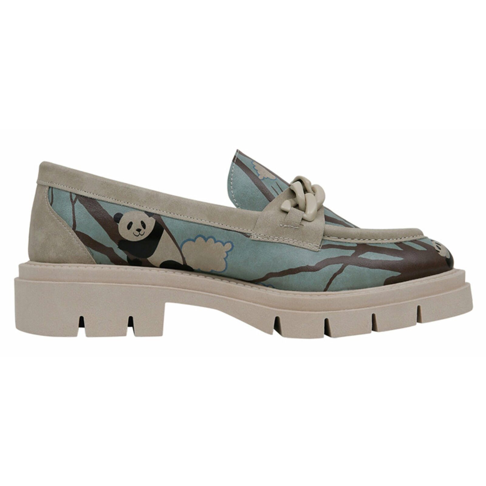 DOGO Cindy Loafer Panda Hug Damen Halbschuhe Loafer Handgefertigt