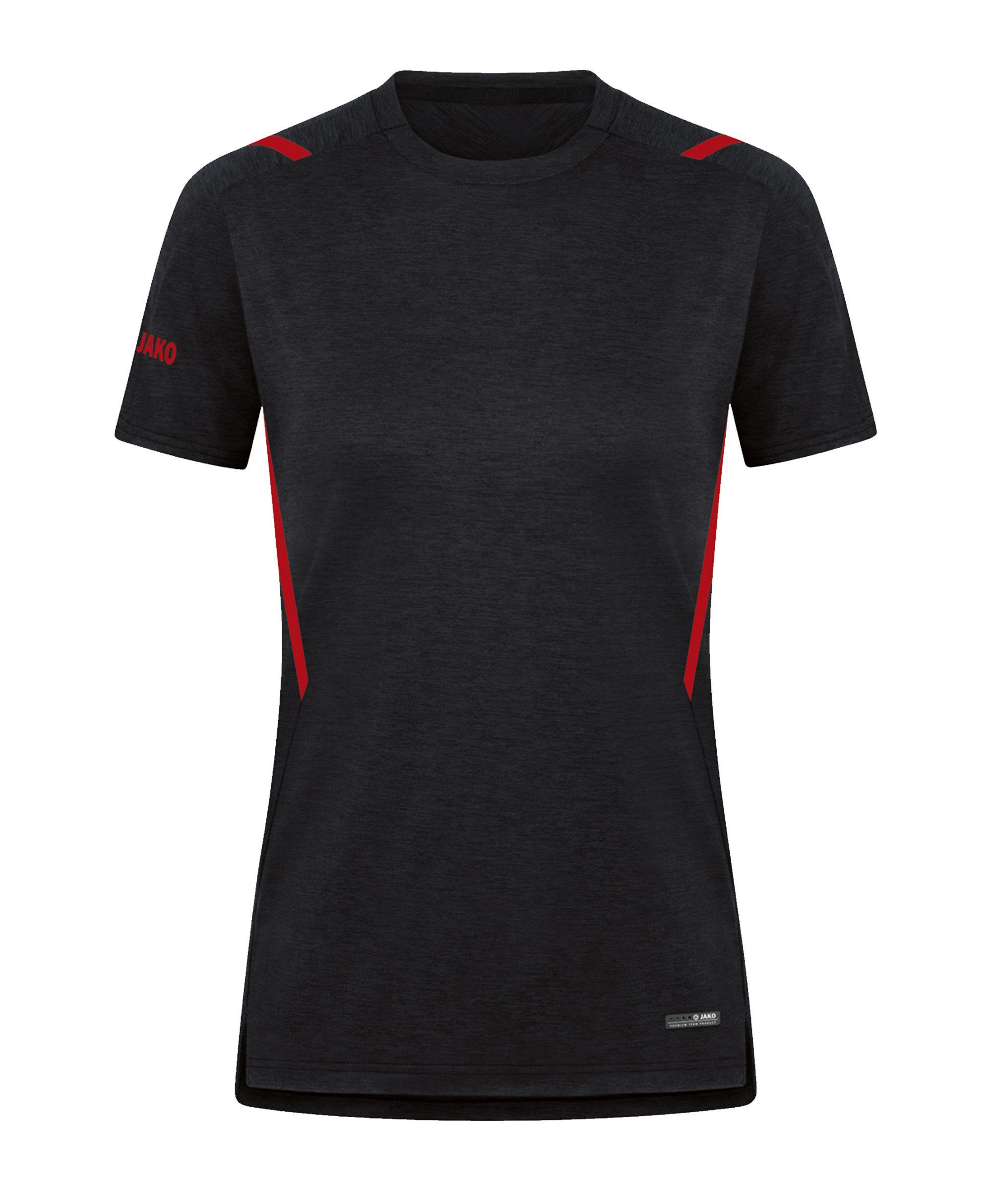 Jako Challenge schwarzrot T-Shirt Freizeit T-Shirt Damen default