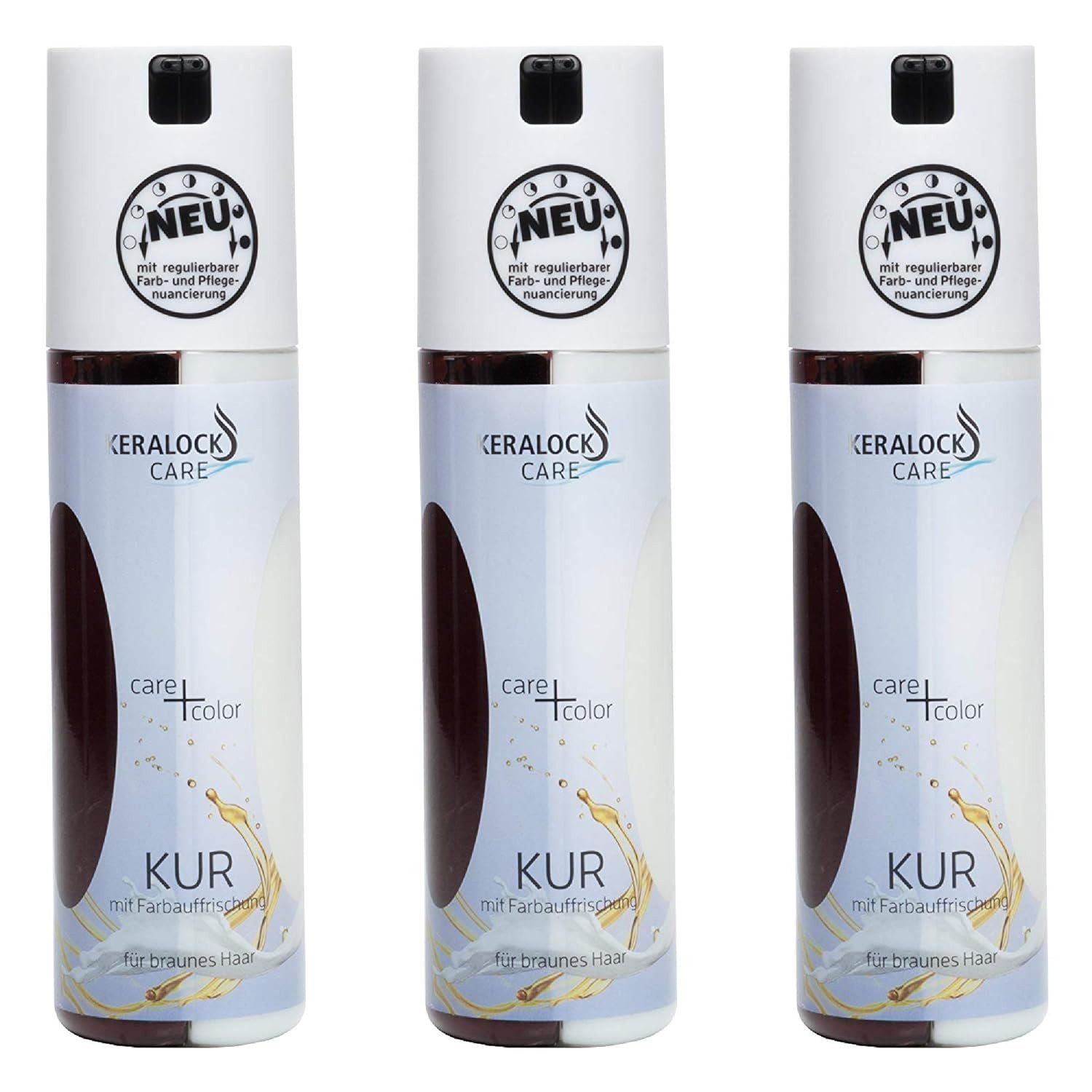 Keralock Haarkur Care + Color für braunes Haar