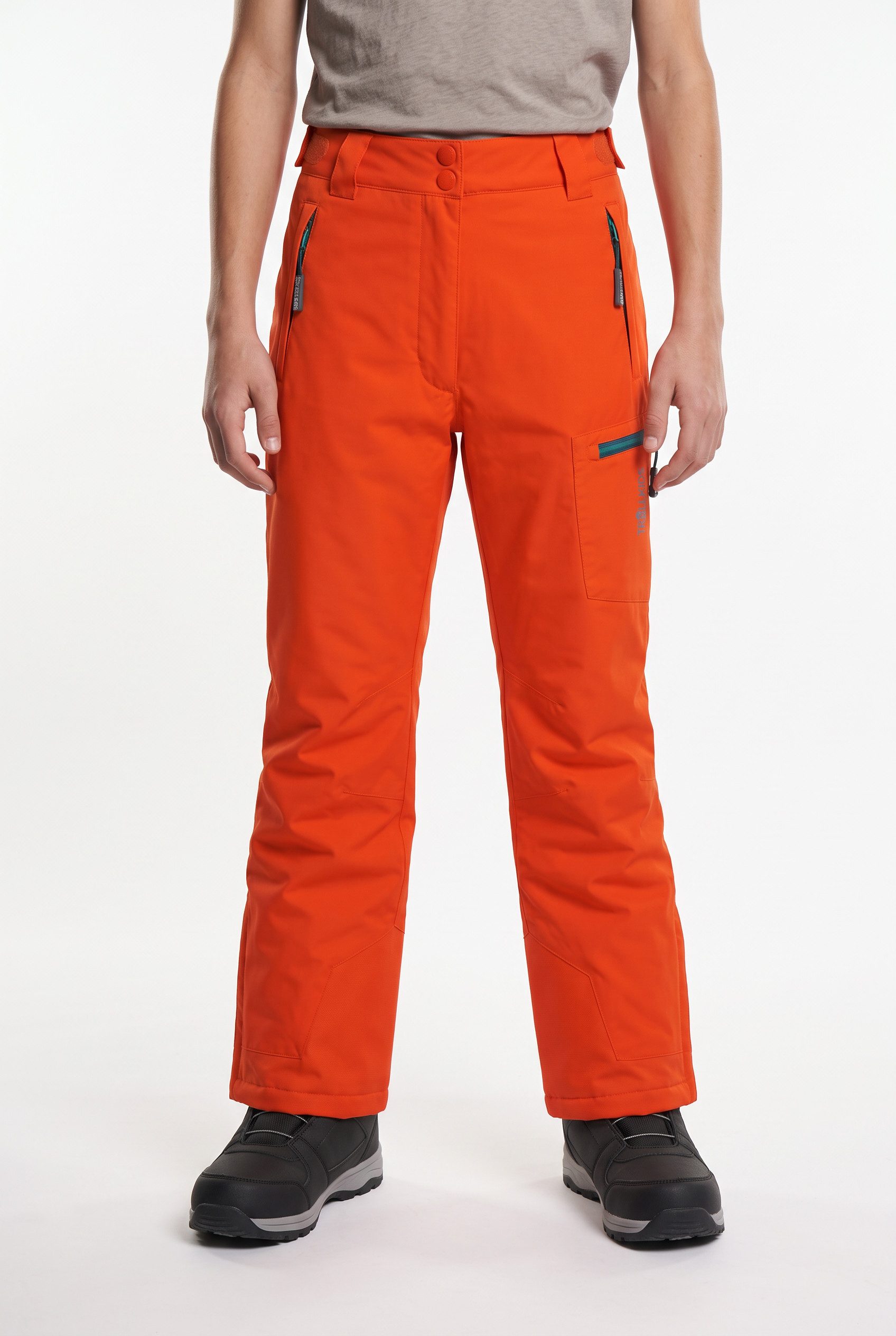 TROLLKIDS Schneehose KIDS HALLINGDAL PANT für Kinder, sportlicher Stil, aus Polyester und Polyamid, wasserdicht