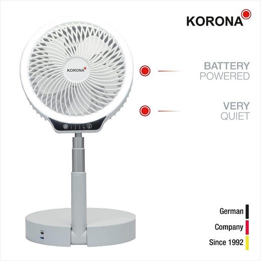 KORONA Akku-Standventilator