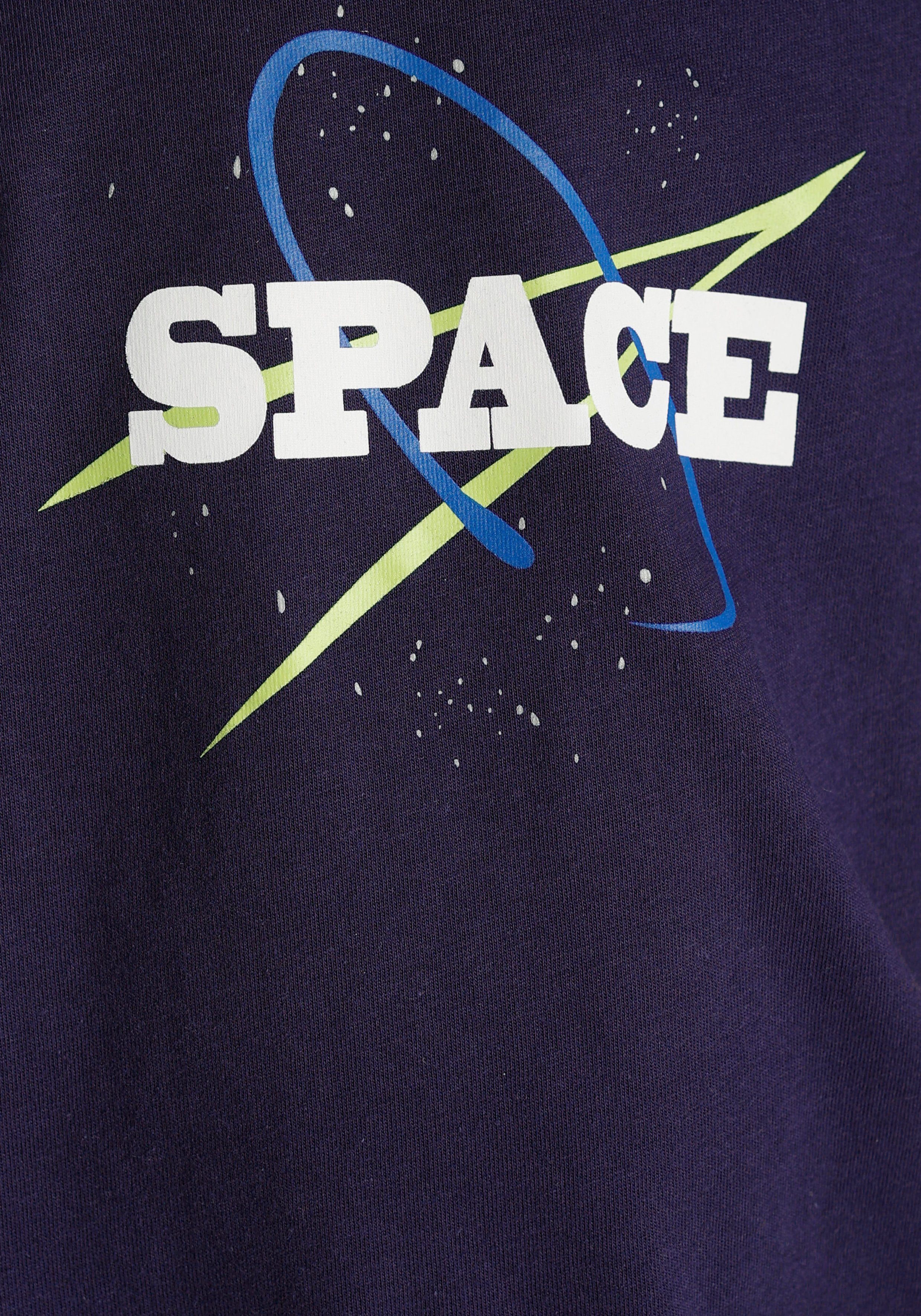 (Packung, Scout 2er-Pack) SPACE T-Shirt Bio-Baumwolle aus