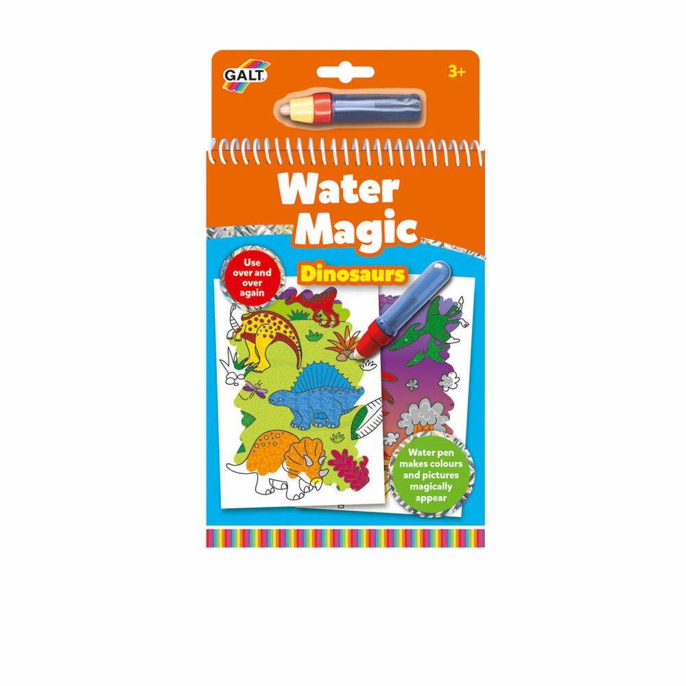 Jumbo Spiele Malvorlage GALT Water Magic Dinosaurier