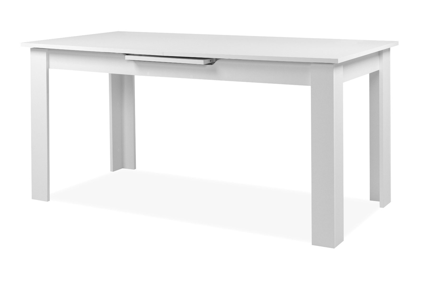 Furn.Design Esstisch Finham (in weiß, 160 - 200 cm), ausziehbar mit Lift-Auszug