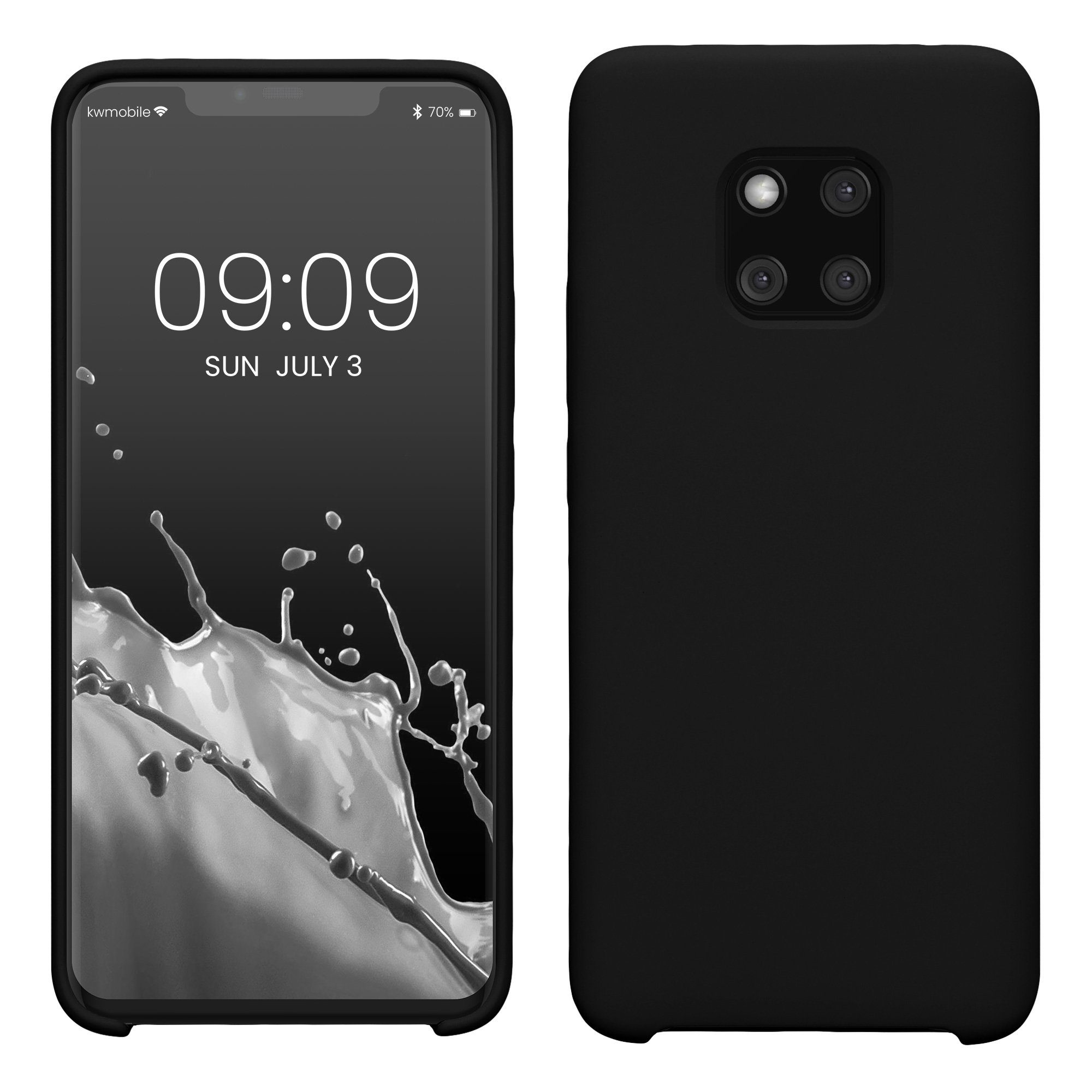 kwmobile Handyhülle Handyhülle für Huawei Mate 20 Pro Hülle, Weiches Handy Silikon Case - Schutzhülle Cover