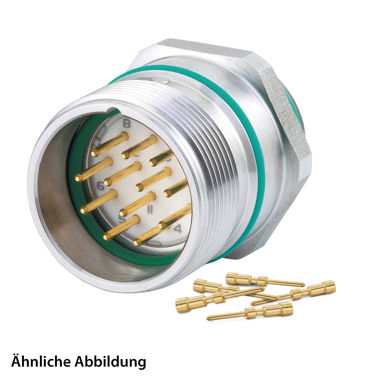 Hummel AG Rundstecker Titel:SET inkl. Kontakte M23 Signal INOX Geräteteckverbinder, Crimpei