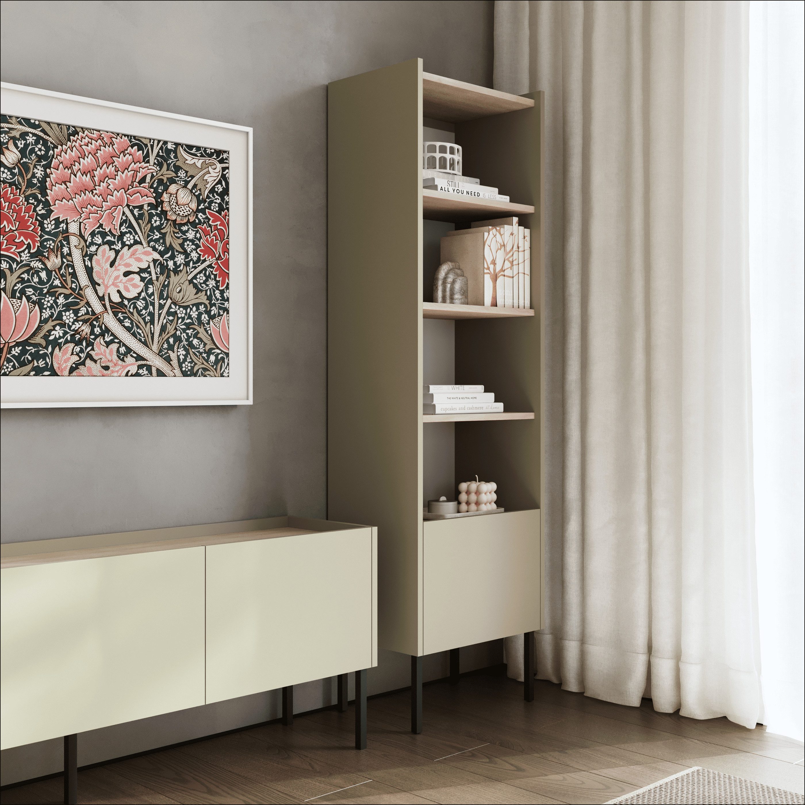 Platan Room Hochschrank DUO Regal 50 günstig online kaufen
