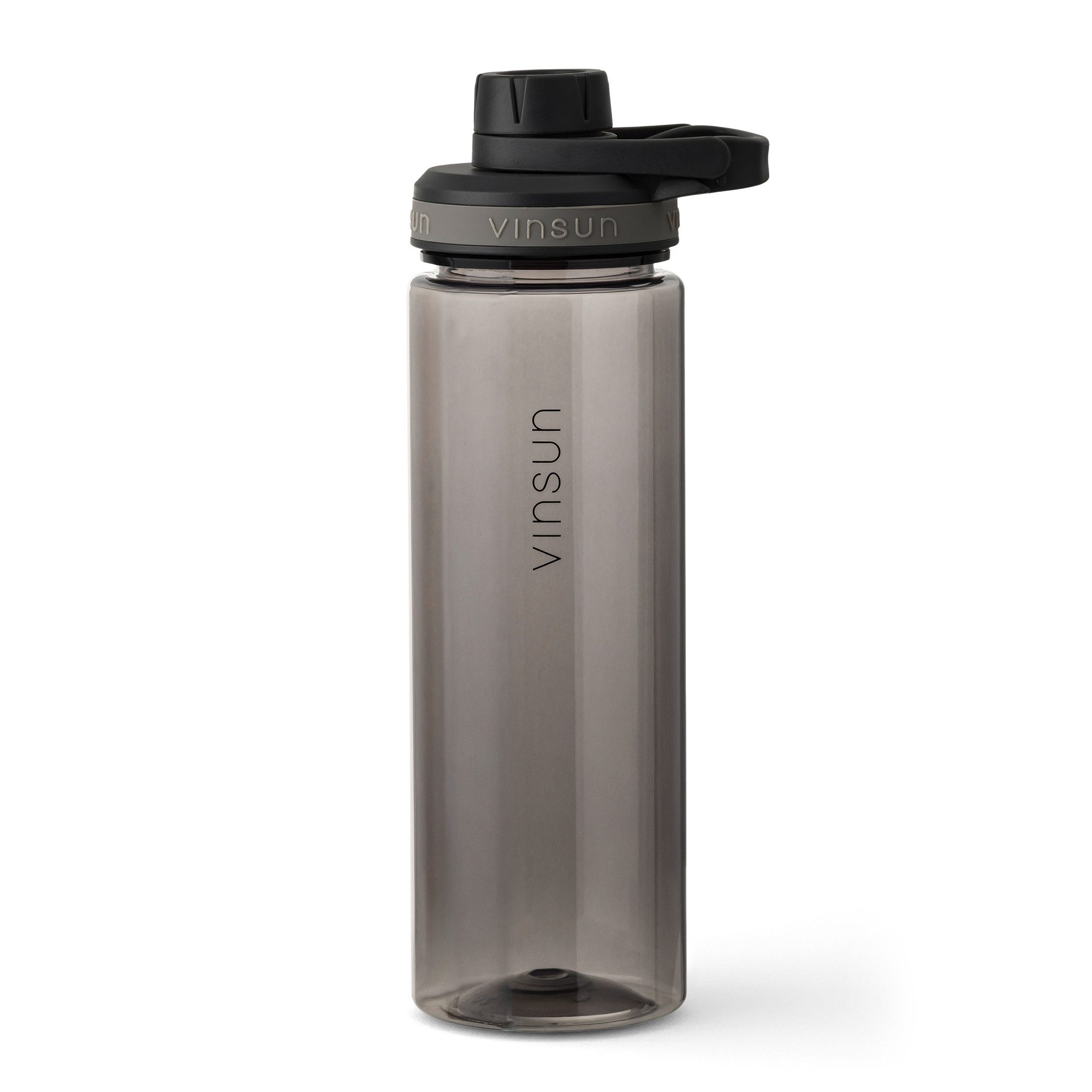 Vinsun Trinkflasche Sportflasche 750ml - Wasserflasche BPA frei & Kohlensäure geeignet, Auslaufsicher, bruchsicher, wiederverwendbar, leicht, Tritan Flasche