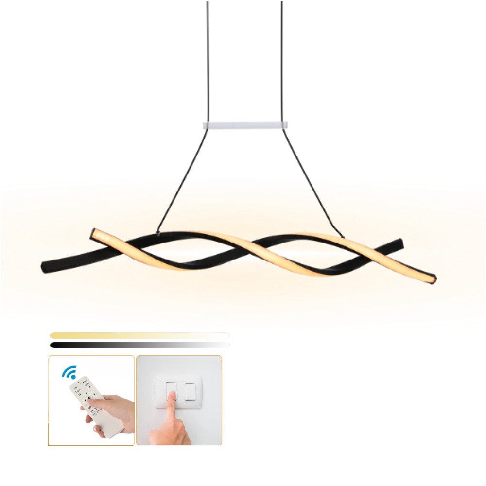 OULENBIYAR LED Pendelleuchte 24W Esstisch Hängeleuchte, günstig online kaufen