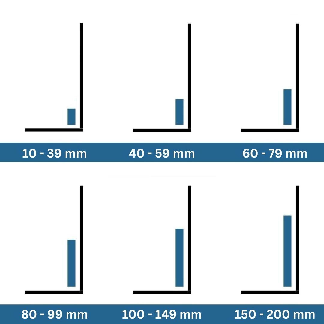 PROVISTON Sockelleiste Massivholz, 14 x 14 x 2000 mm, Dunkelbraun, Massivholz Fußleiste, L: 200 cm – Bild 5 von 5
