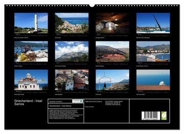 CALVENDO Wandkalender Griechenland - Insel Samos (Premium, hochwertiger DIN A2 Wandkalender 2023, Kunstdruck in Hochglanz)