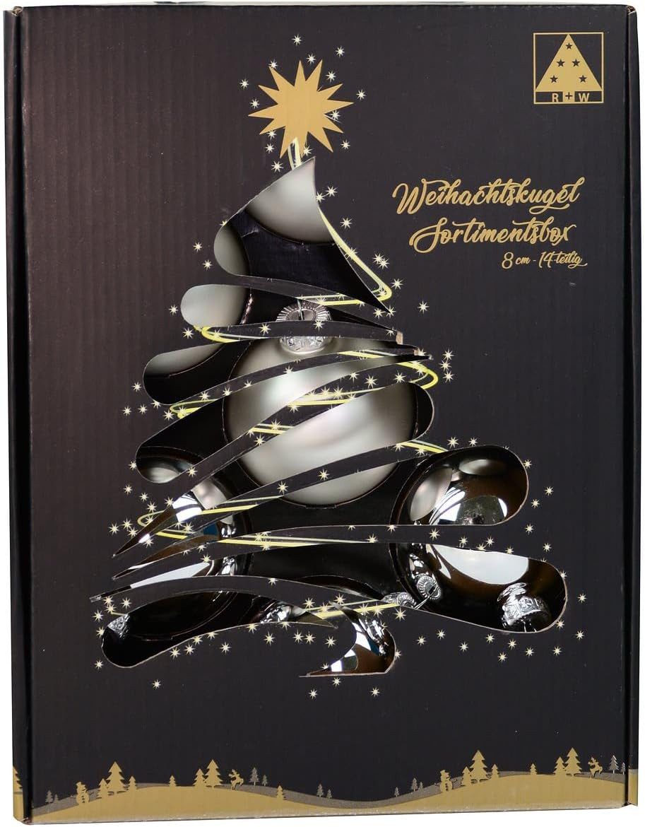 RIFFELMACHER & WEINBERGER Weihnachtsbaumkugel Weihnachts-/Christbaumkugeln Glas