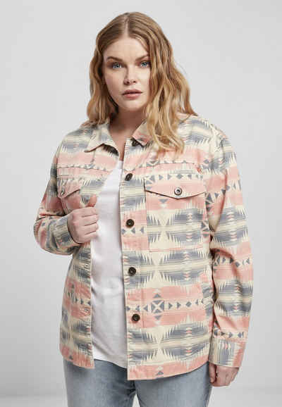 URBAN CLASSICS Outdoorjacke Damen Ladies Inka Oversized Shirt Jacket (1-St)