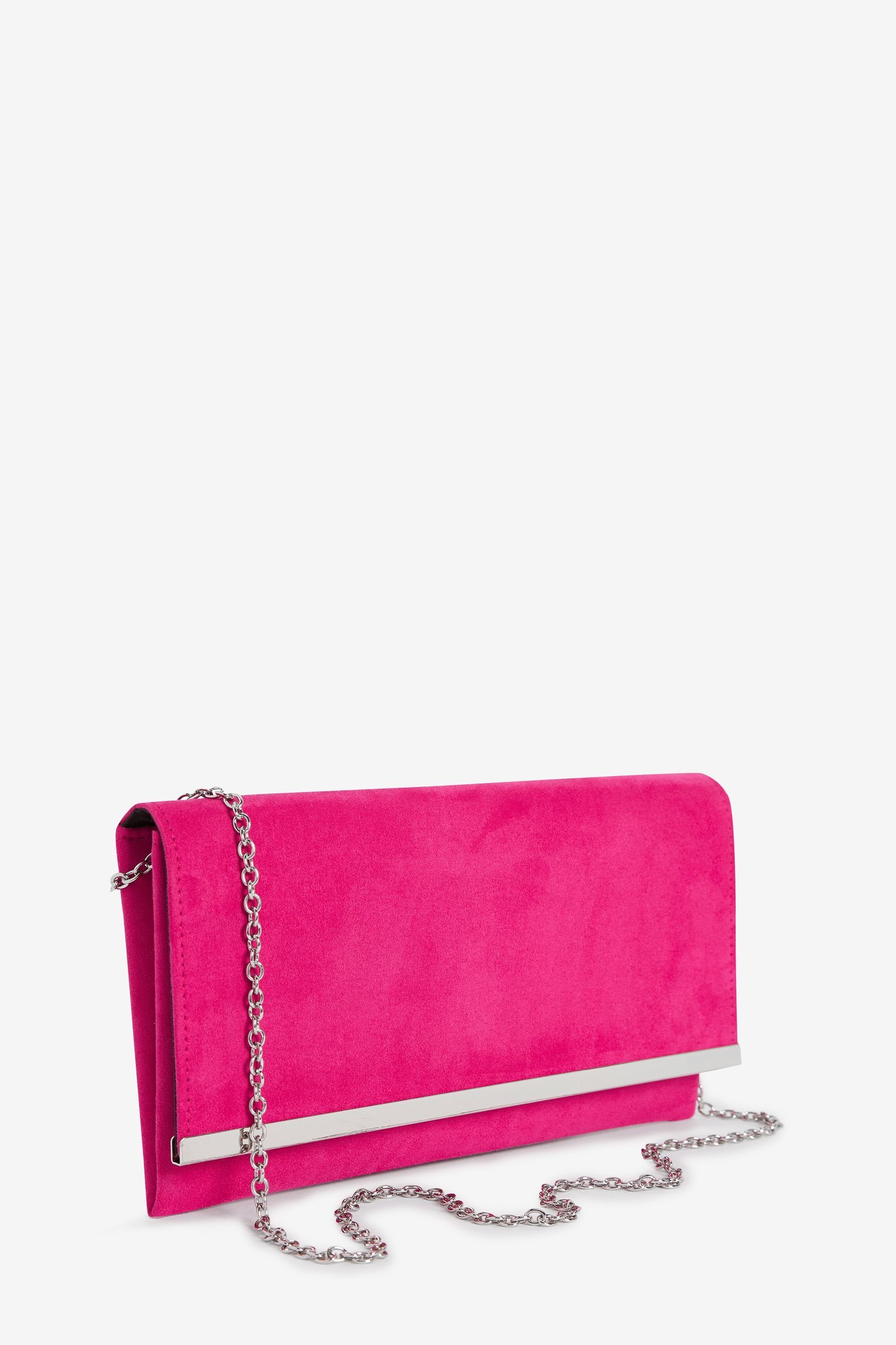 Pink Clutch-Tasche mit Next Umhängekette abnehmbarer Clutch (1-tlg)