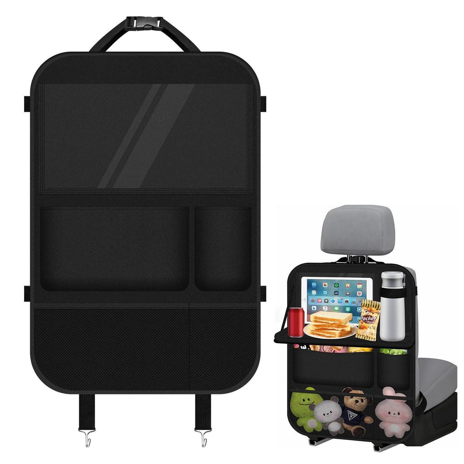 LuxusKollektion Auto-Rückenlehnenschutz Autositz Organizer wasserdicht Klapptisch Tabletfach für Kinder